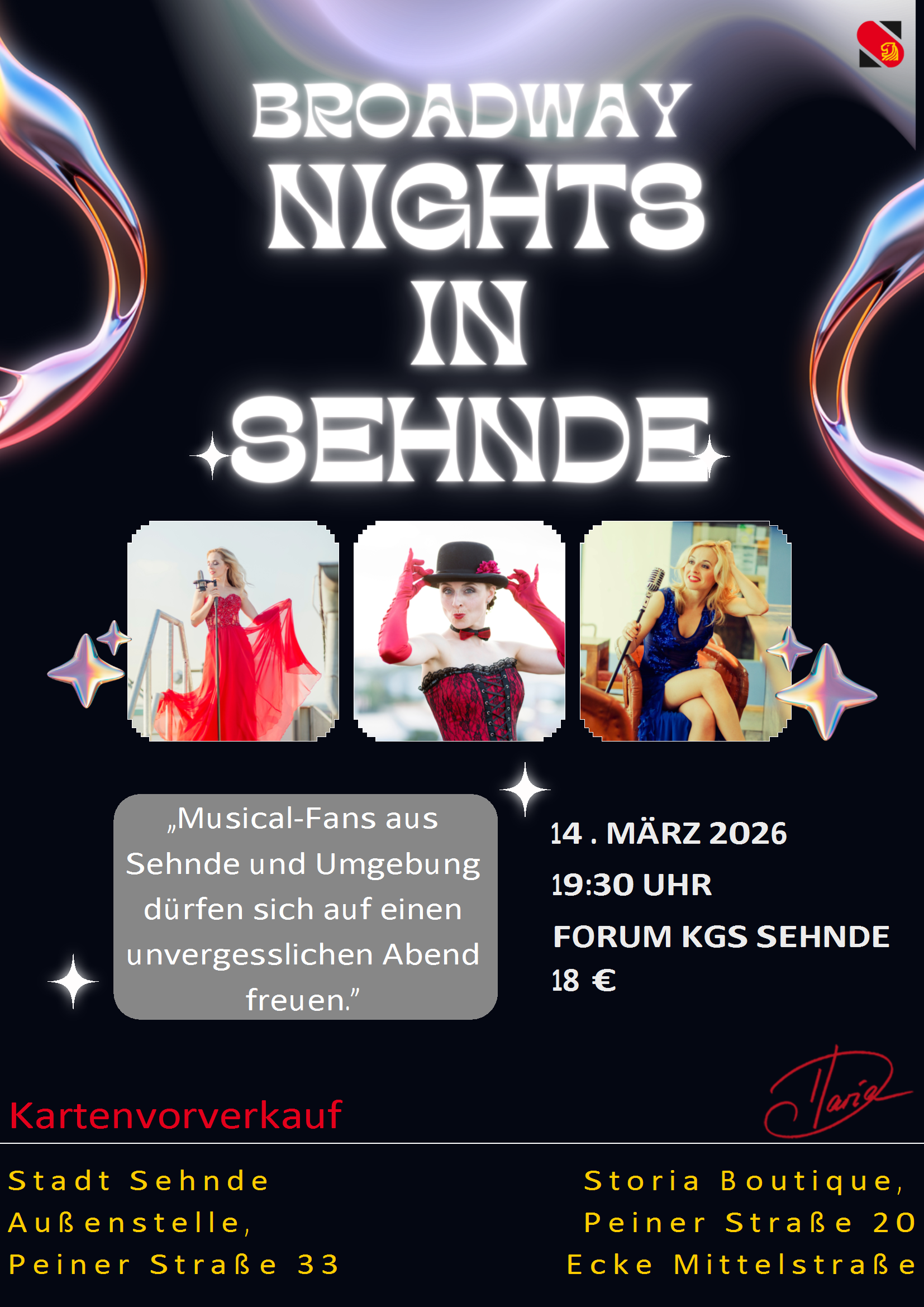 Broadway Nights in Sehnde Plakat 260113 124632 p1